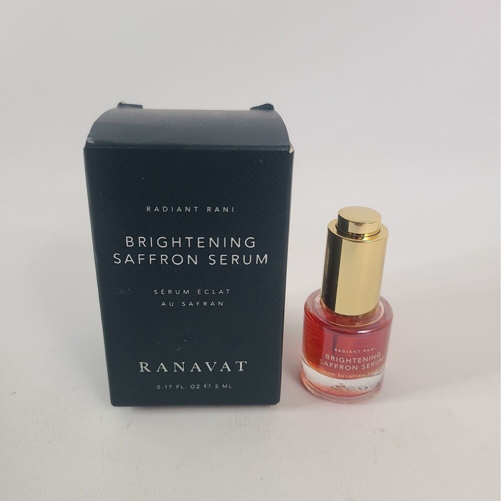 RANAVAT Radiant Rani Saffron Brightening & Dark Spot Serum Travel Size .17 Fl Oz